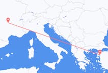 Flüge von Clermont-Ferrand, Frankreich nach Edremit, die Türkei