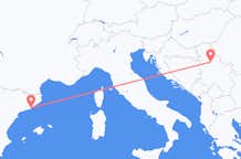 Flyg från Belgrad till Barcelona