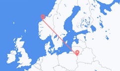 Flights from Grodno, Belarus to Molde, Norway