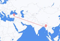 Flyg från Bagan, Myanmar (Burma) till Kayseri, Myanmar (Burma)