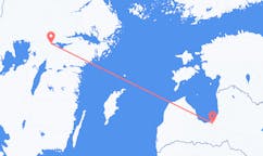 Fly fra Örebro til Riga