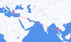 Flights from Kawthaung Township, Myanmar (Burma) to Chania, Greece