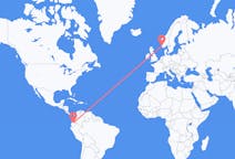 Flights from Quito, Ecuador to Stavanger, Norway