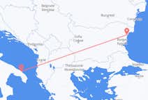 Flyrejser fra Brindisi, Italien til Varna, Bulgarien