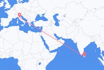 Flyg från Hambantota, Sri Lanka till Florens, Italien