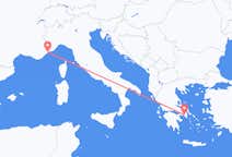 Flyreiser fra Nice, Frankrike til Athen, Hellas