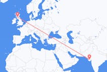 Flyreiser fra Rajkot, India til Glasgow, Skottland