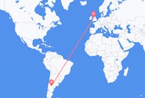 Flyreiser fra Neuquén, Argentina til Liverpool, England