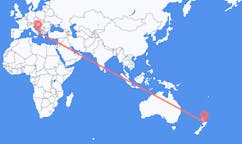 Vluchten van Rotorua naar Bari
