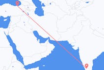 出发地 印度出发地 哥印拜陀目的地 土耳其特拉布宗的航班