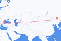 Flyrejser fra Harbin, Kina til Istanbul, Tyrkiet