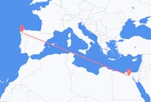Flyrejser fra Kairo til Santiago de Compostela