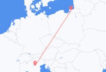 Vols depuis la ville de Kaliningrad vers la ville de Vérone