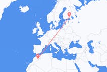 Flights from Errachidia, Morocco to Lappeenranta, Finland