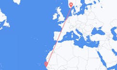 Flights from Banjul to Kristiansand