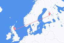 Vols depuis la ville de Dundee vers la ville de Kuopio