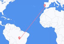 Vluchten van Barra do Garças, Brazilië naar Faro, Napoli, Portugal