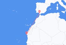 Flüge von der Stadt Nouadhibou in die Stadt Jerez de la Frontera