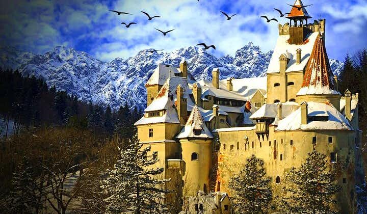 Privé dagtocht naar Transsylvanië: kasteel Dracula, Koninklijk Paleis, oude binnenstad van Brasov