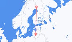 Flyg från Kaunas, Litauen till Kemi, Finland