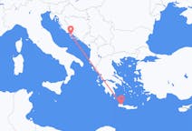 Flights from Brač, Croatia to Chania, Greece