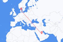 Flights from Riyadh to Aarhus
