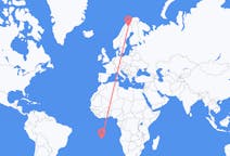 Flights from Jamestown, St. Helena to Kiruna, Sweden
