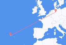 Flights from Horta, Azores, Portugal to Hanover, Germany