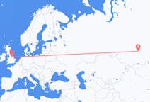 Flights from Krasnoyarsk, Russia to Doncaster, the United Kingdom