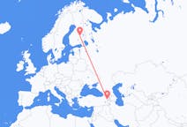 Flights from Kuopio, Finland to Iğdır, Turkey