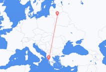 Flyreiser fra Preveza, til Vilnius