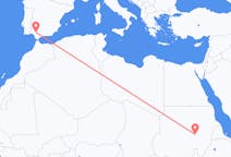 スーダンのから ハルツーム、スペインのへ セビリアフライト