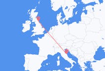 Flights from Ancona, Italy to Newcastle upon Tyne, the United Kingdom