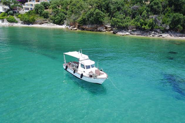 4-timers privat båttur på Korfu