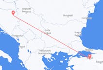 来自波斯尼亚和黑塞哥维那图兹拉目的地 土耳其囊的航班