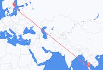 Voli dalla provincia di Surat Thani, Thailandia to Stoccolma, Svezia