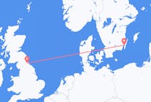 Flights from Kalmar, Sweden to Durham, England, the United Kingdom