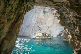Zakynthos: Glass Bottom Turtle Boat Tour to Keri Caves & Islands