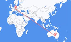 Flyrejser fra Broken Hill, Australien til München, Tyskland