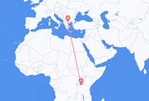 Flyreiser fra Mwanza, Tanzania til Thessaloniki, Hellas