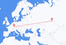 Flights from Omsk, Russia to Stuttgart, Germany