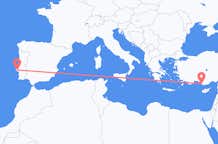 Vols de Gazipaşa, Turquie pour Lisbonne, portugal