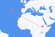 Flights from Gambela, Ethiopia to Terceira Island, Portugal