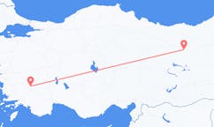 Vuelos desde Denizli a Erzincan