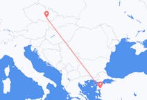 出发地 捷克布尔诺目的地 土耳其埃德雷米特的航班