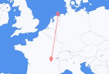 Flights from Lyon, France to Groningen, the Netherlands