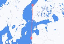 Loty z Połąga, Litwa do Vaasa, Finlandia