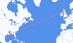 出发地 美国新奥尔良前往苏格兰的格拉斯哥的航班