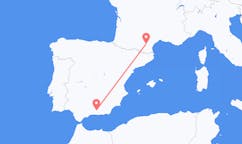 Flug frá Carcassonne, Frakklandi til Granada, Spáni
