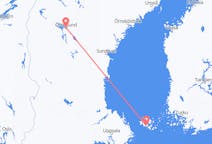 Flyg från Mariehamn till Östersund